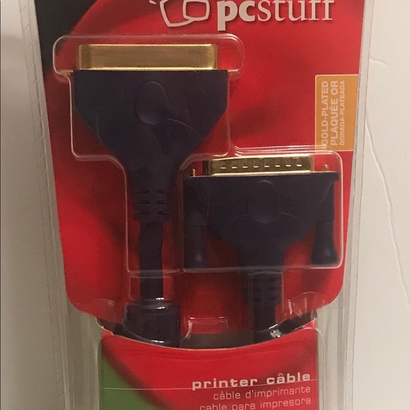 🐣 4/$20RCA pcstuff 6 ft Printer Cable - IEEE 1284 - DB25/CN36M - PC1306 - New🐣 - Picture 2 of 6